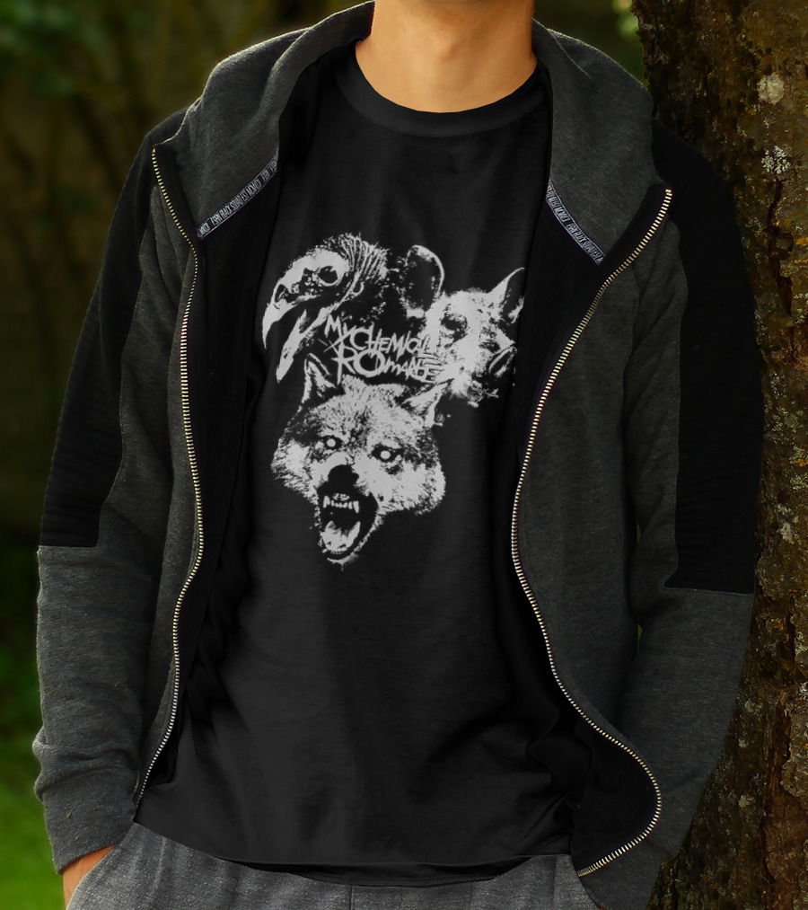 MCR Washington 2026 Tour Mask Animal Faces T-Shirt