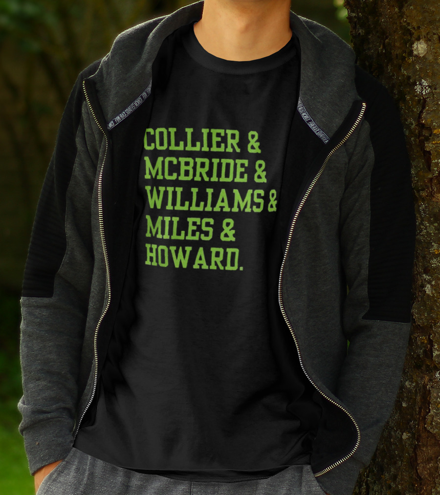 Collier McBride Williams Miles Howard Minnesota Lynx WNBA Players T-Shirt