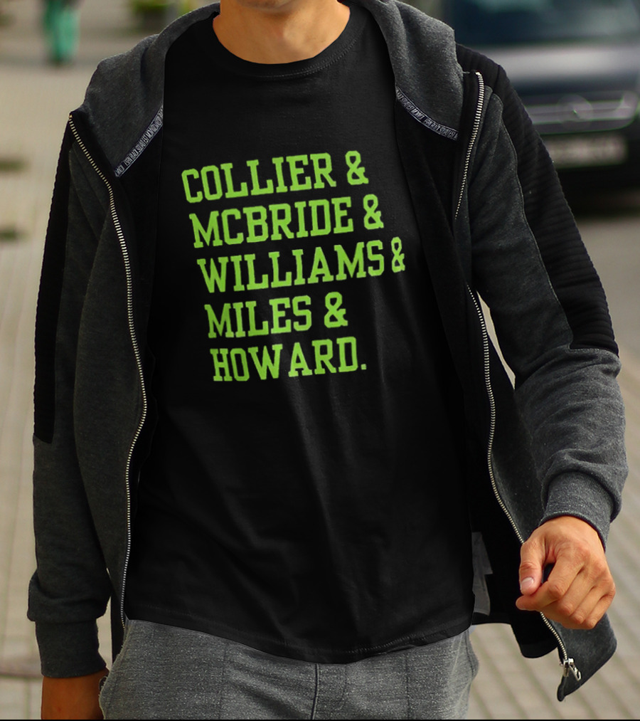 Collier McBride Williams Miles Howard Minnesota Lynx WNBA Players T-Shirt