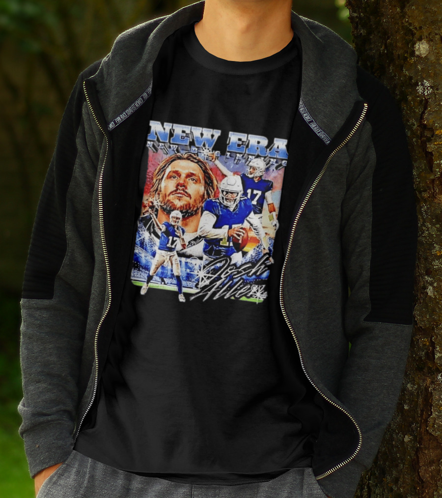 New Era Josh Allen Football Quarterback Action Number 17 Montage T-Shirt