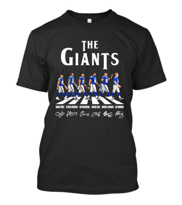 The Giants David Tyree Plaxico Burress Roster Richard Marshall John Smith Michael Bennett Williams T-Shirt