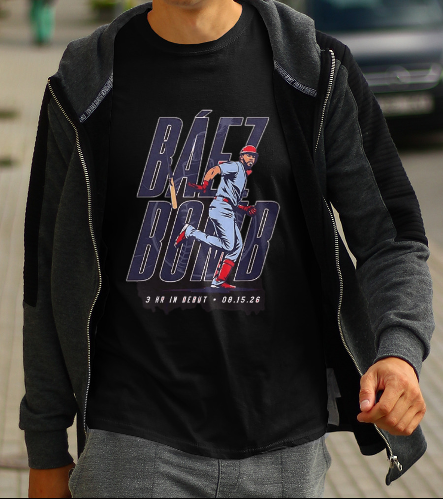St. Louis Cardinals Baez Bomb Joshua Baez No 22 3 HR In Debut 08.15.26 T-Shirt