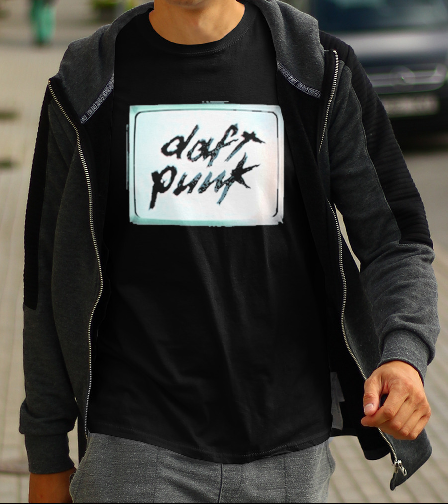 Daft Punk Human After All Vintage Television T-Shirt