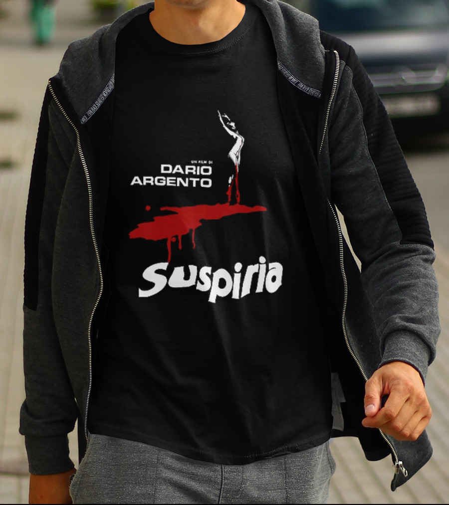 Dario Argento Suspiria Horror Classic Red Drip T-Shirt