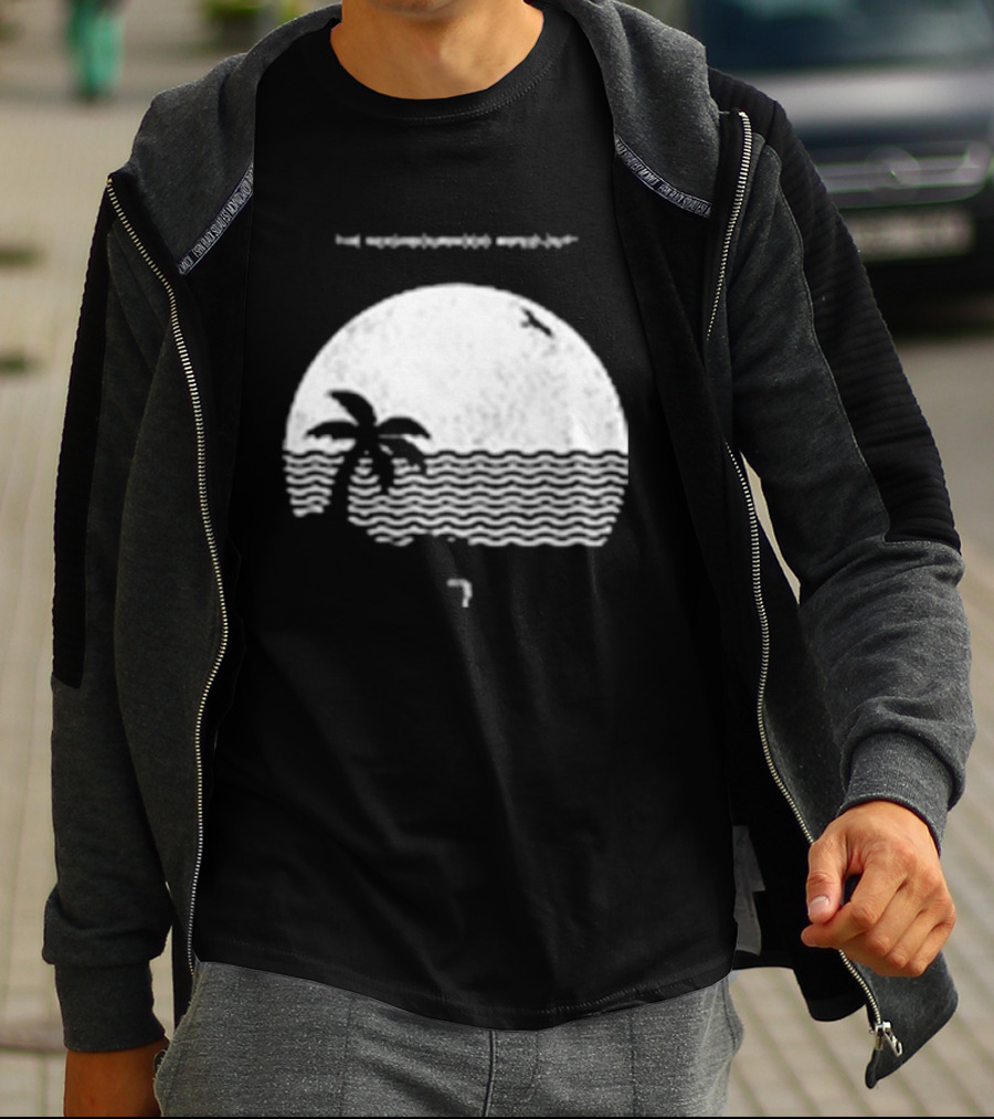 The Neighbourhood Wiped Out Album Palm Tree Beach Scene T-Shirt