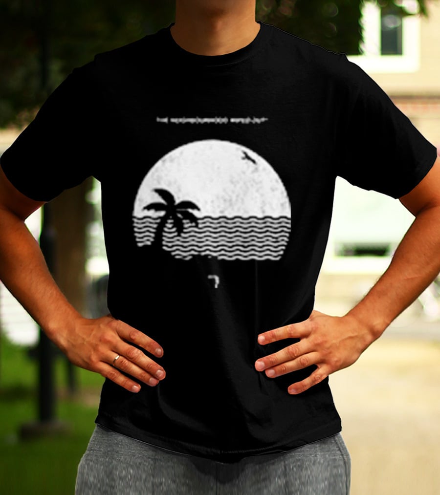 The Neighbourhood Wiped Out Album Palm Tree Beach Scene T-Shirt