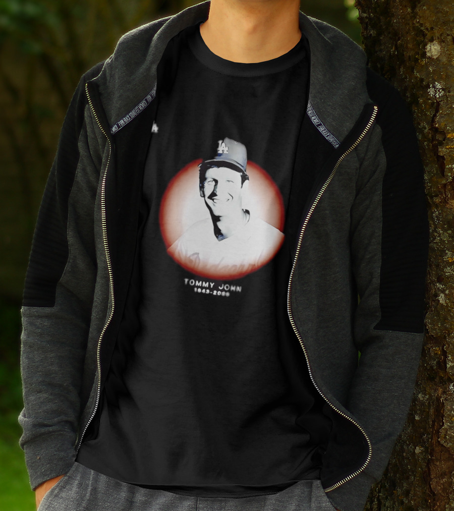 Tommy John 1943 2026 Memorial Baseball LA Dodgers T-Shirt