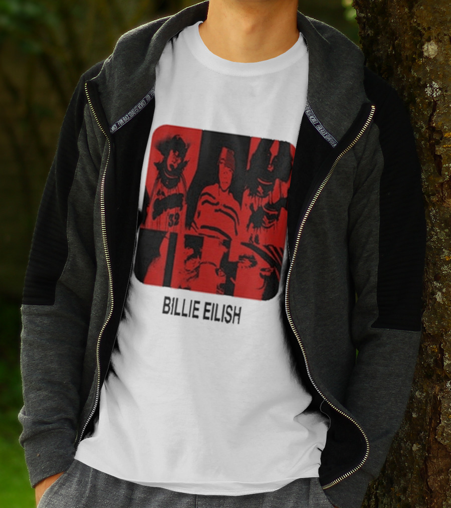 Billie Eilish Thermal Be Collage Photo T-Shirt