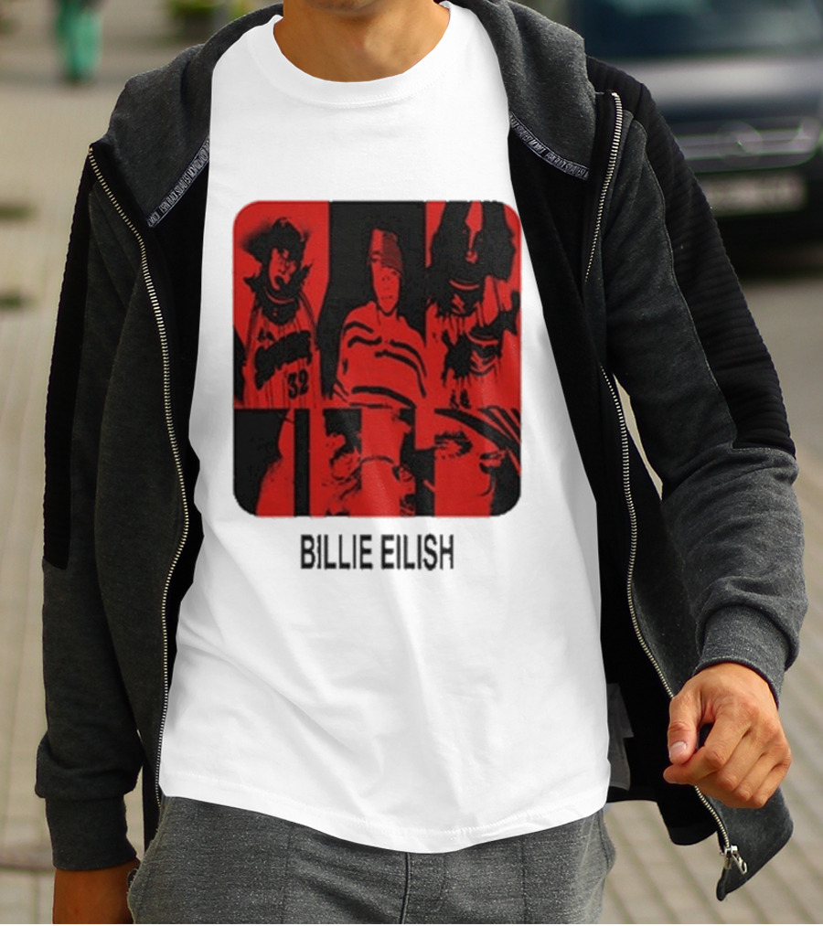 Billie Eilish Thermal Be Collage Photo T-Shirt