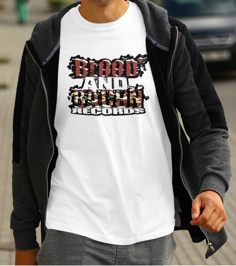 Blood And Bacon Records Rugged T-Shirt