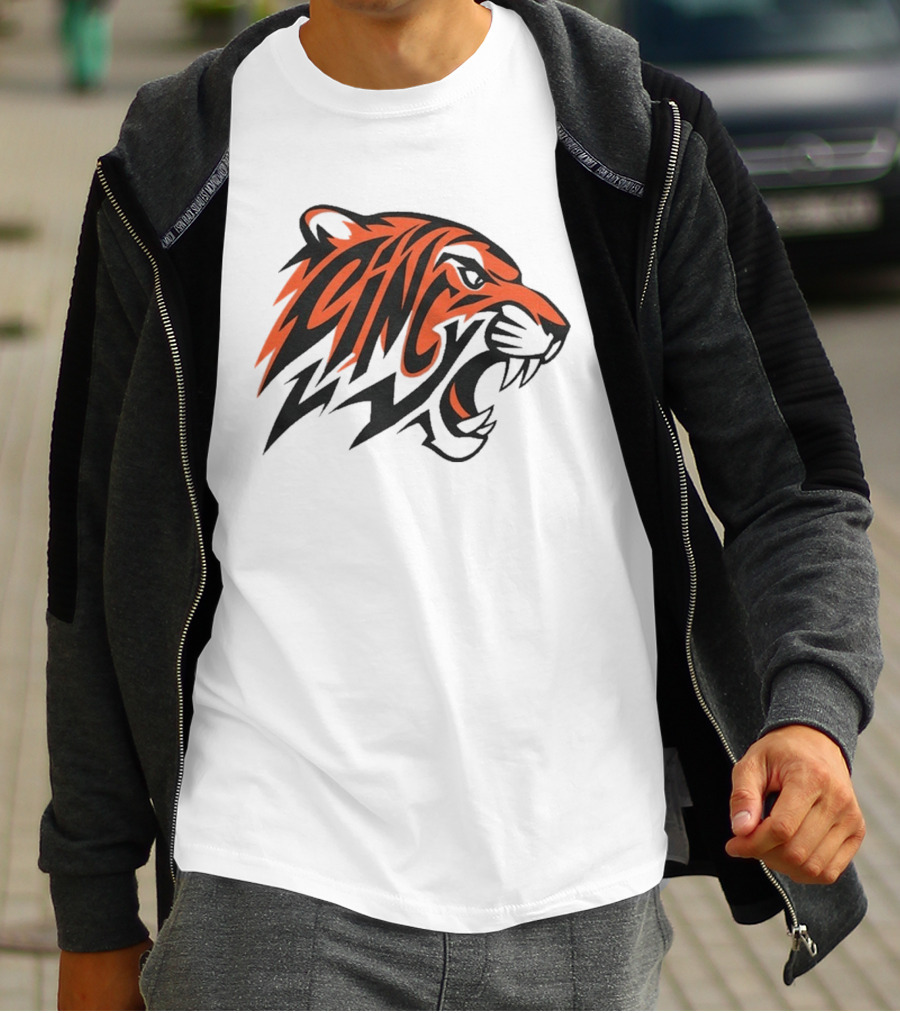 Cincy Tiger Stripes Roaring Bengal T-Shirt