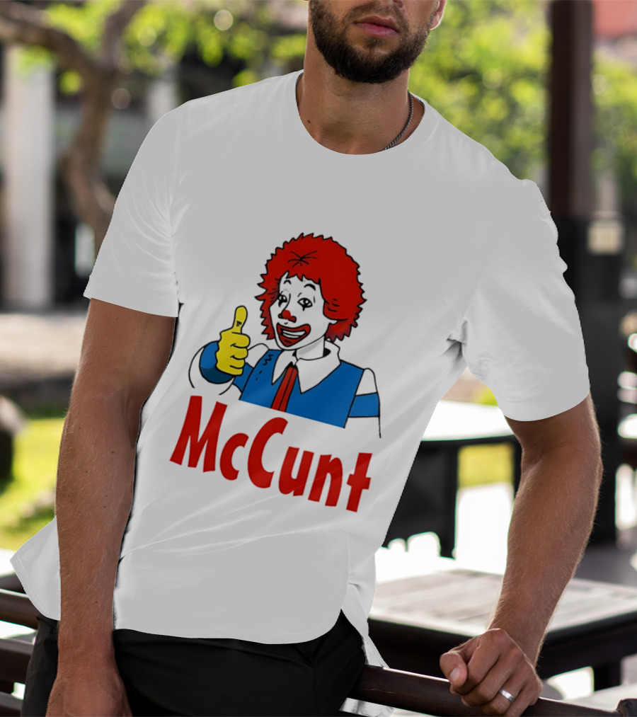 Ronald McDonald McCunt Thumbs Up Red Hair Blue Outfit T-Shirt