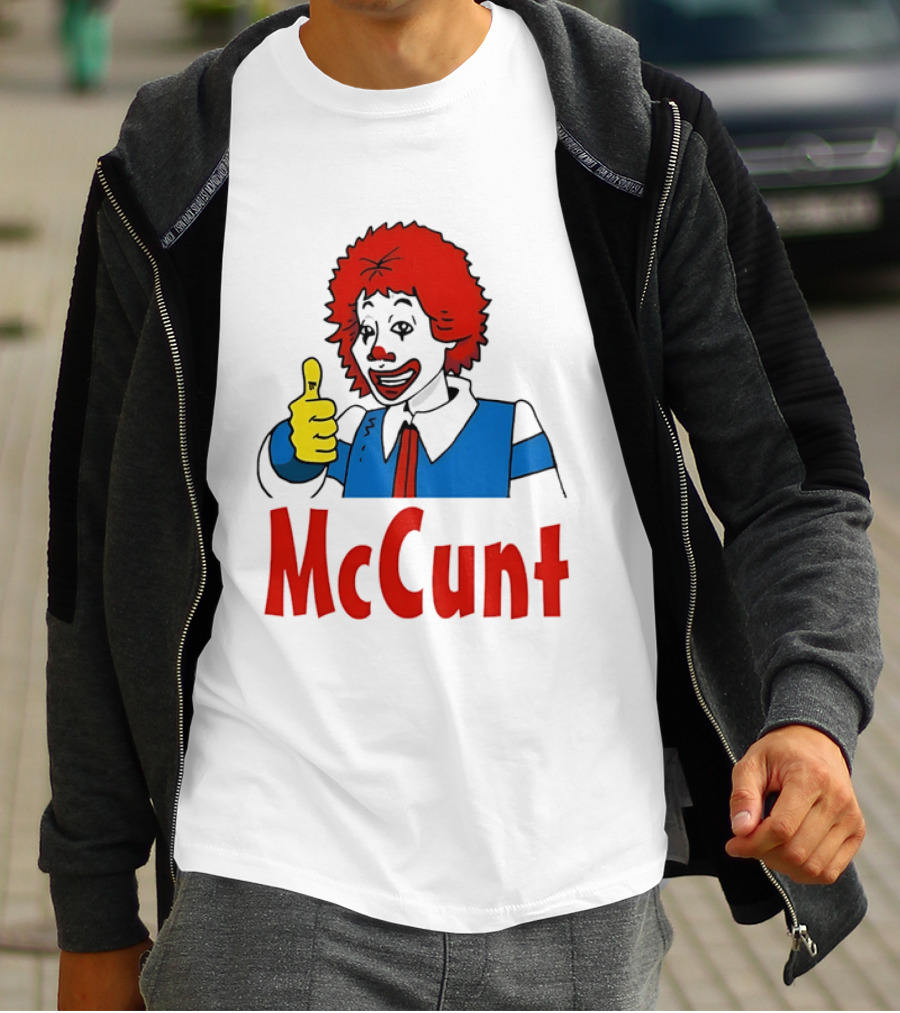 Ronald McDonald McCunt Thumbs Up Red Hair Blue Outfit T-Shirt