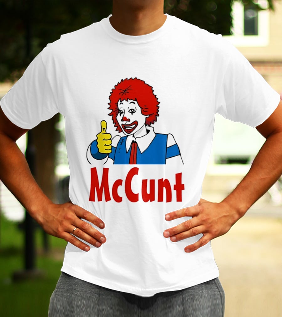 Ronald McDonald McCunt Thumbs Up Red Hair Blue Outfit T-Shirt
