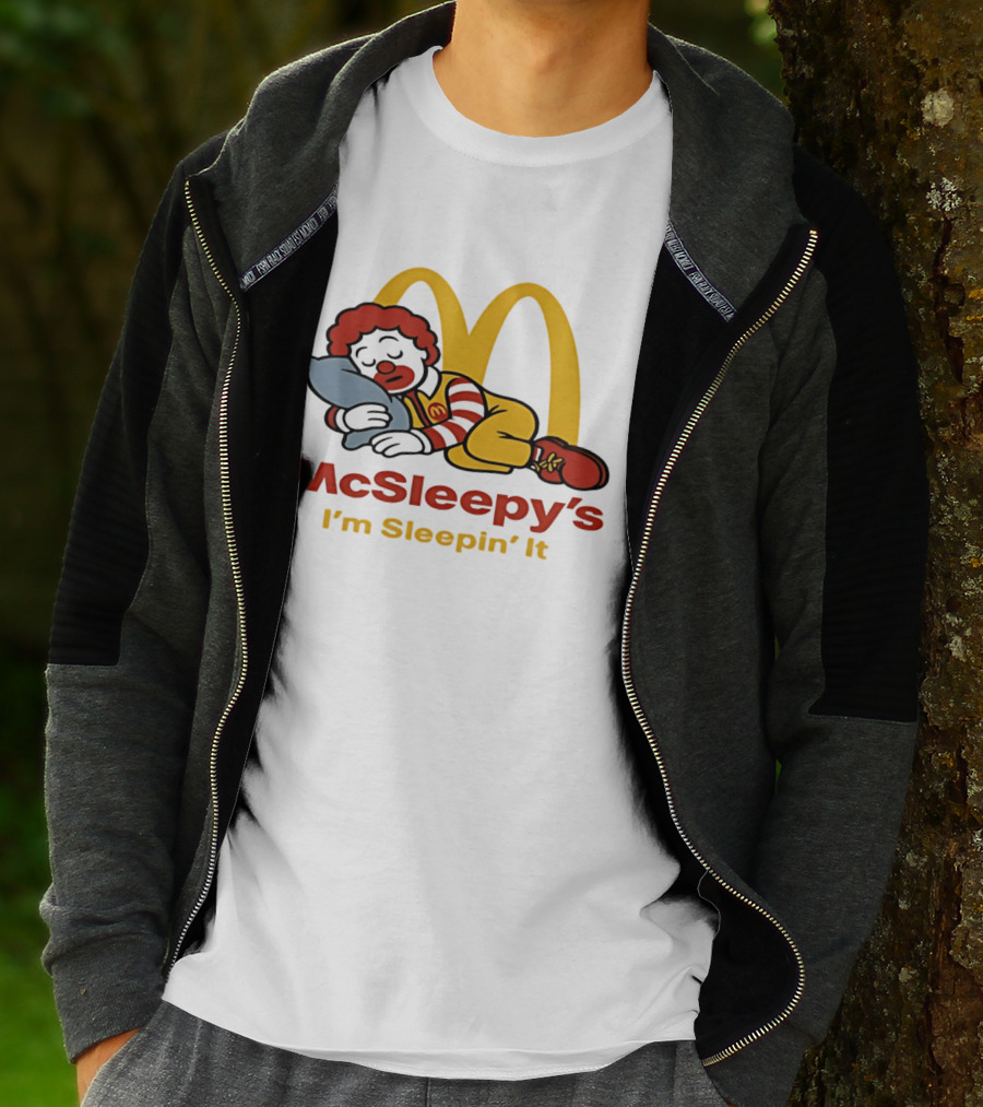 McSleepy's I'm Sleepin' It Ronald McDonald T-Shirt