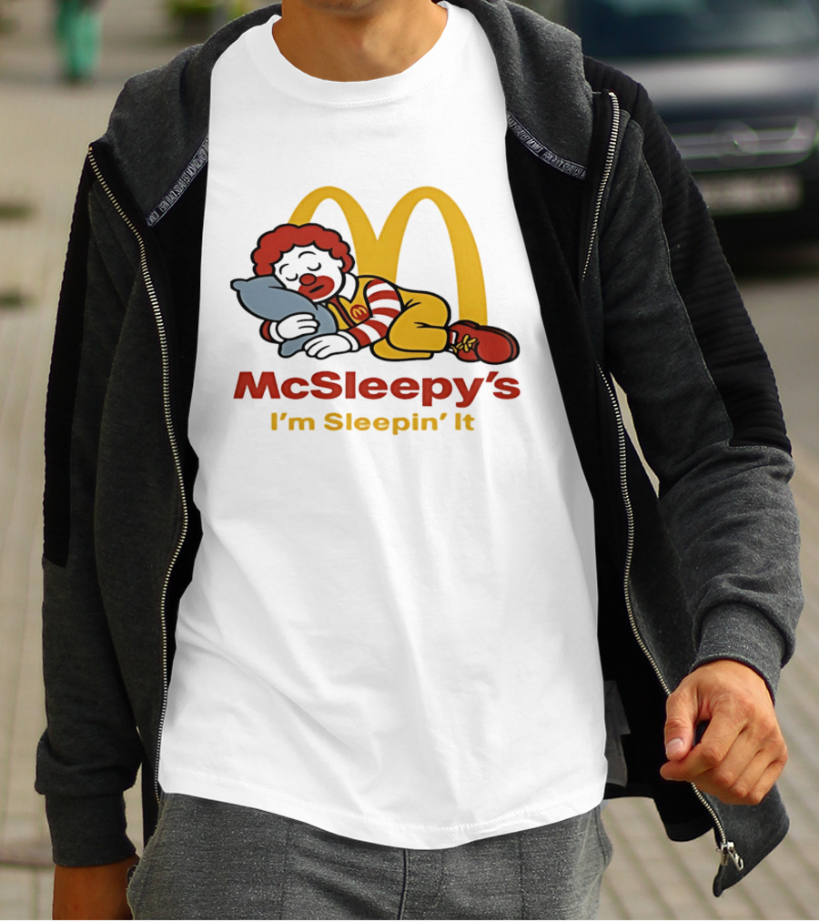 McSleepy's I'm Sleepin' It Ronald McDonald T-Shirt