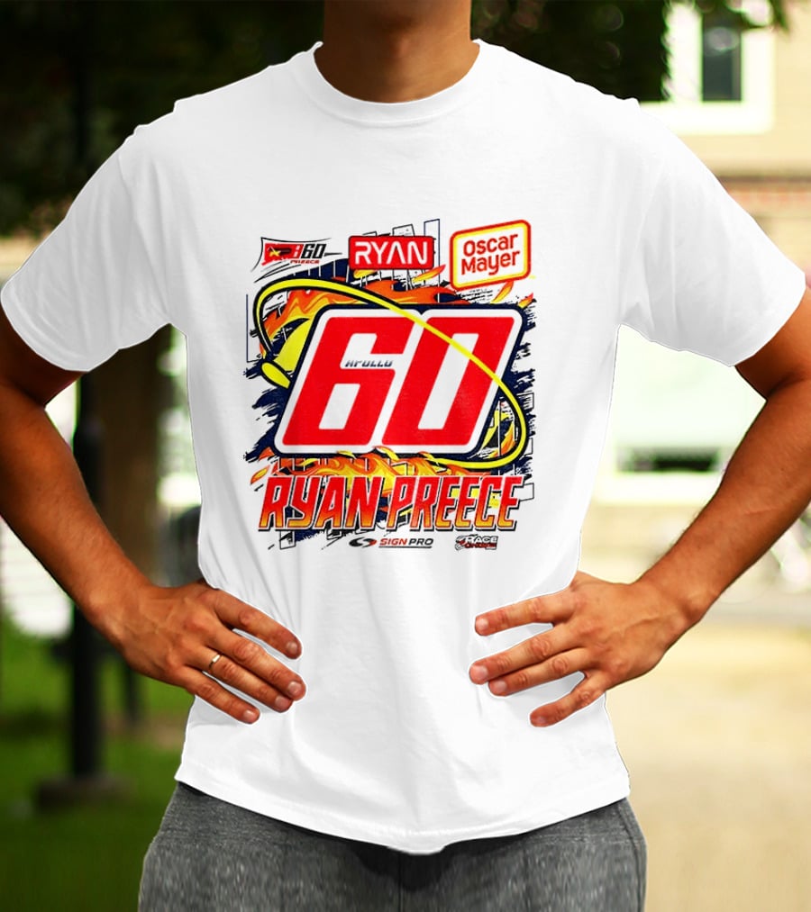 Ryan Preece NASCAR 60 Oscar Mayer Racing Sport McWills T-Shirt