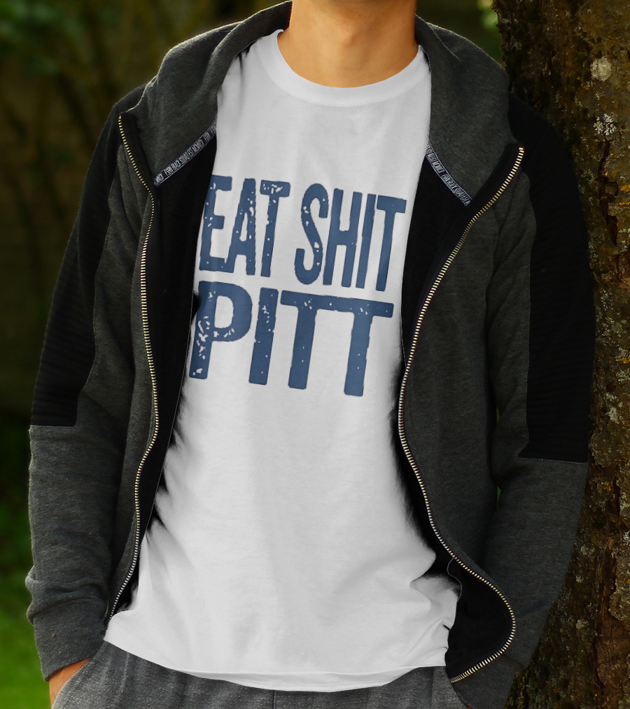 WVU Eat Shit Pitt Football Rivalry Fan T-Shirt