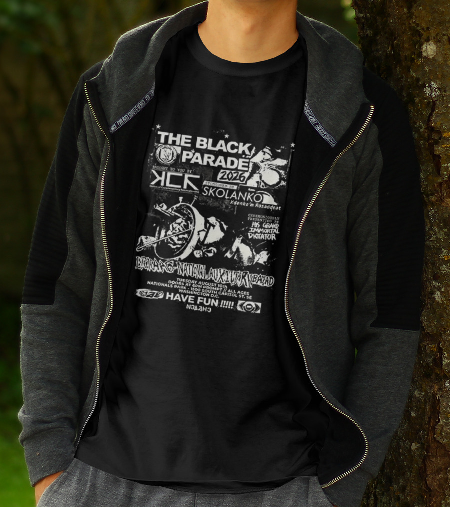The Black Parade 2026 My Chemical Romance Event Concert Skolanko 34th Annual Music Festival Have Fun T-Shirt