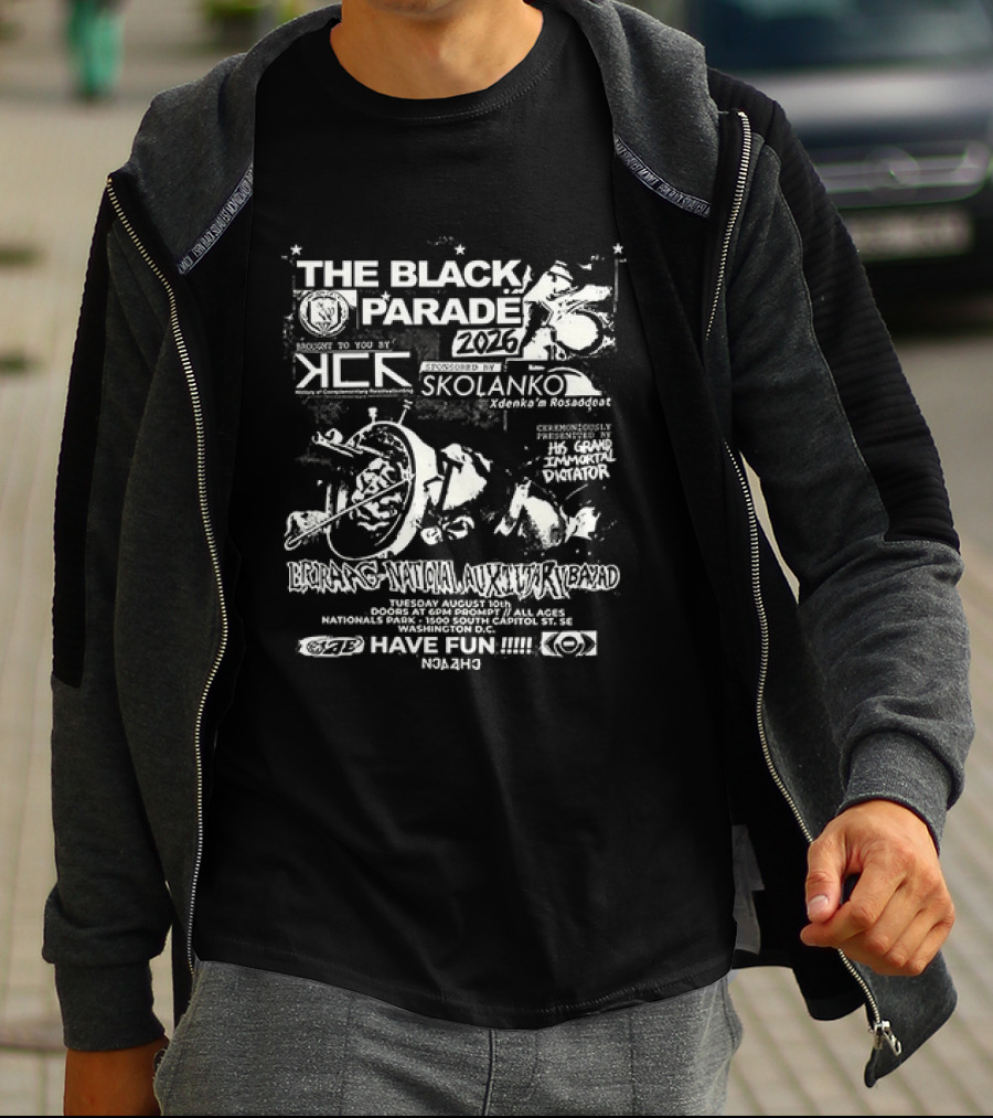The Black Parade 2026 My Chemical Romance Event Concert Skolanko 34th Annual Music Festival Have Fun T-Shirt