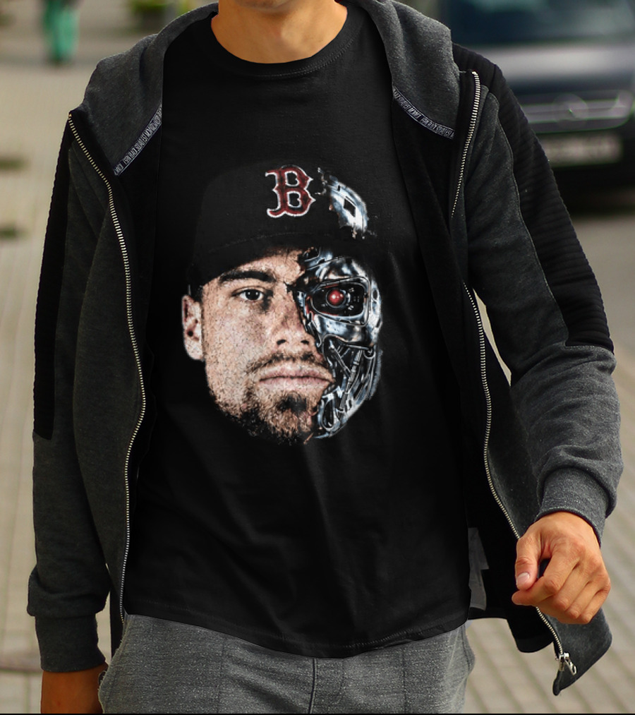 Caleb Durbin Terminator Face Boston Cap Robo Fusion T-Shirt