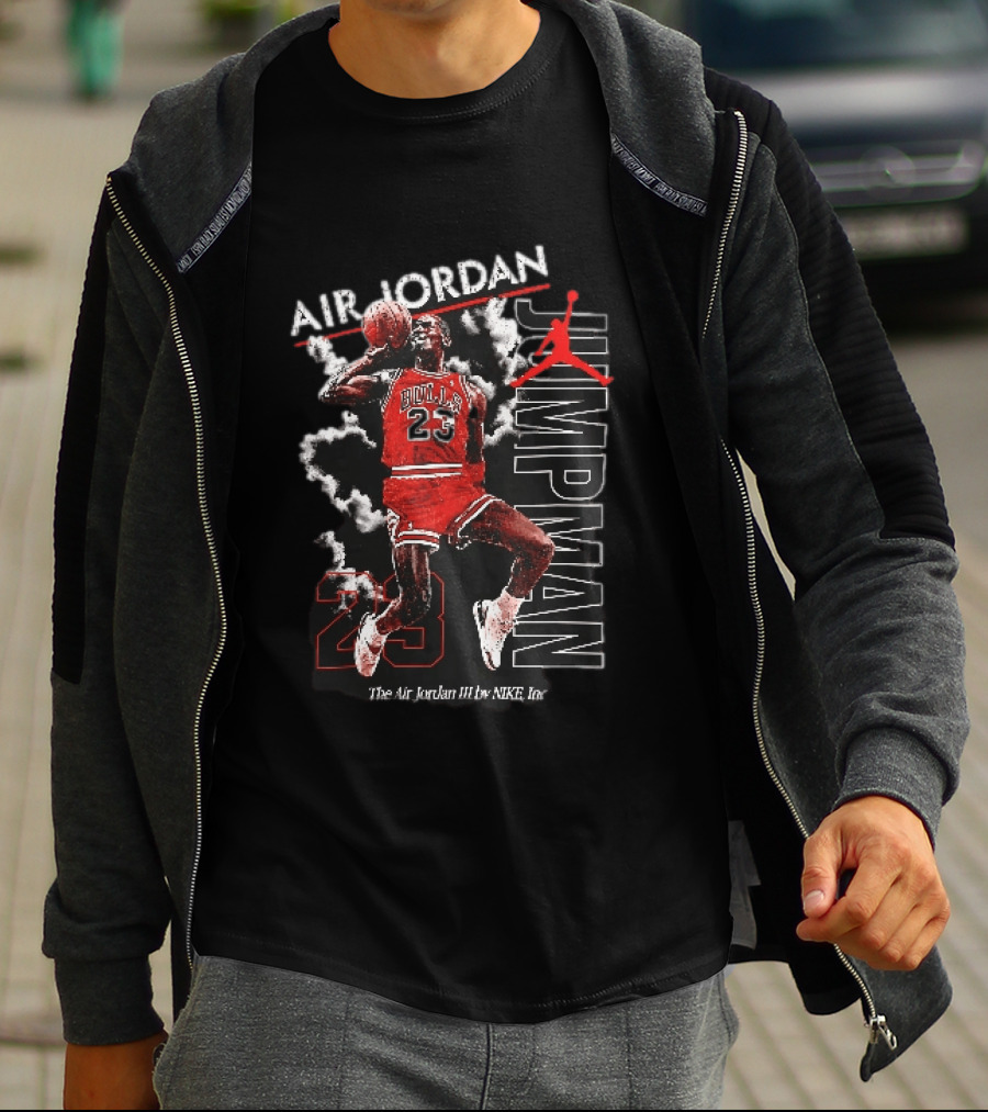 Chicago Bulls Air Jordan 23 Jumpman The Air Jordan III By Nike Inc Basketball T-Shirt
