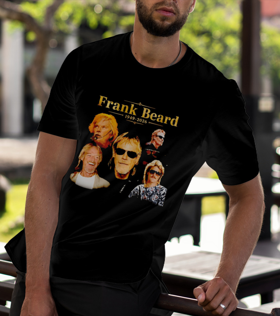 Frank Beard 1949 2026 Memorial Collage T-Shirt