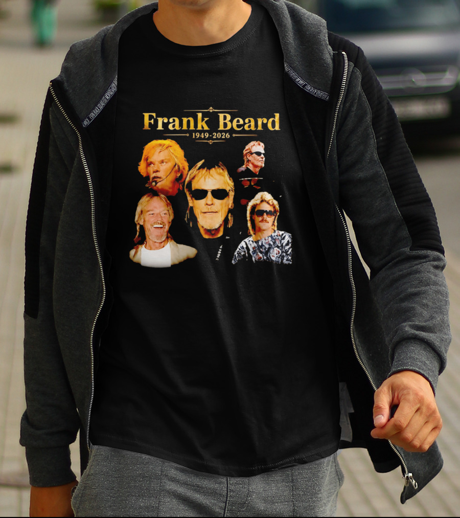 Frank Beard 1949 2026 Memorial Collage T-Shirt