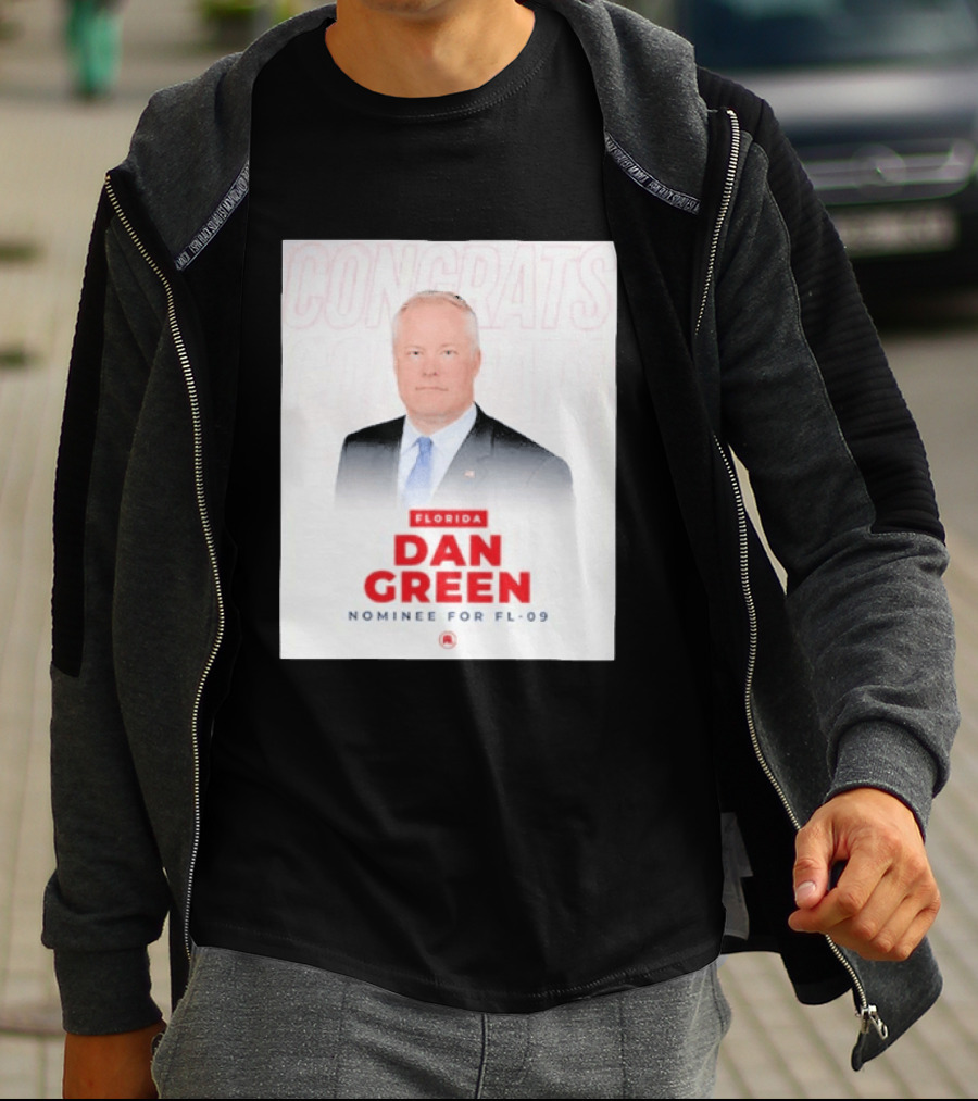 Florida Dan Green Congrats Nominee For FL 09 T-Shirt