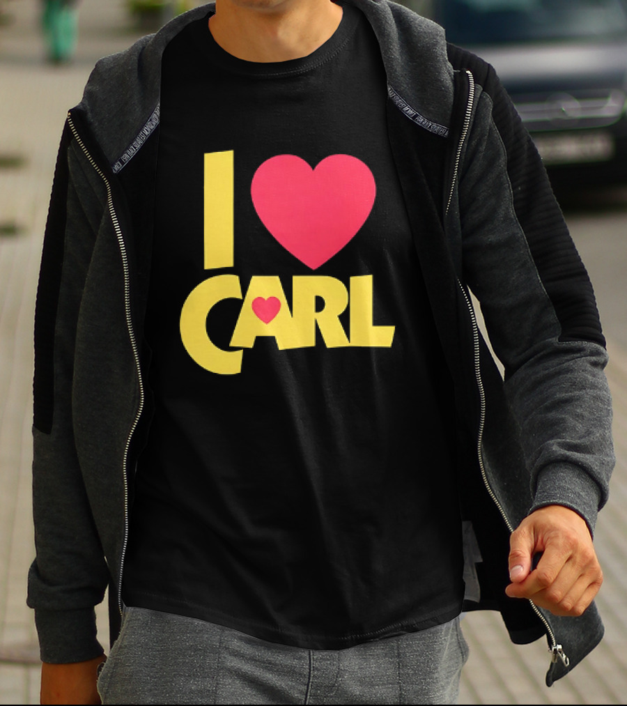 I Love Carl Heart Dungeon Crawler T-Shirt