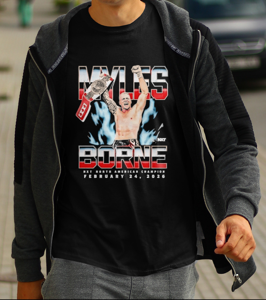 Myles Borne NXT North American Champion February 24 2026 T-Shirt