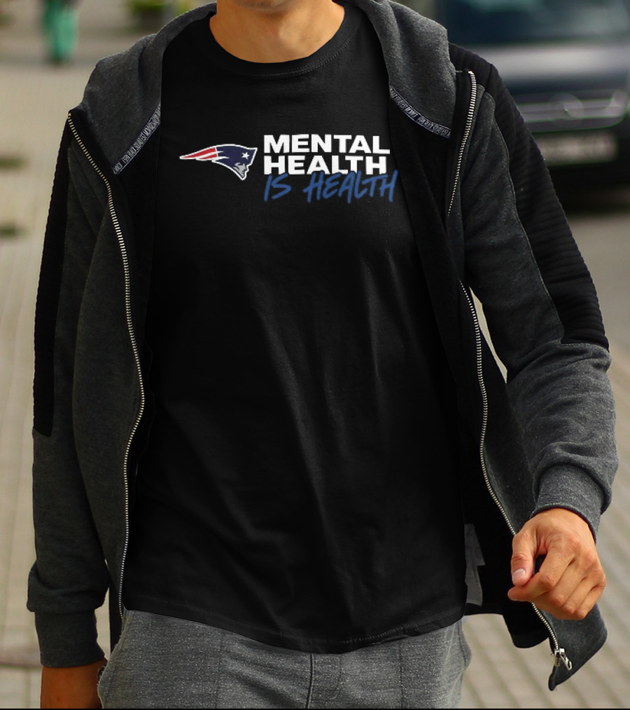 New England Patriots Mental Health Is Health T-Shirt