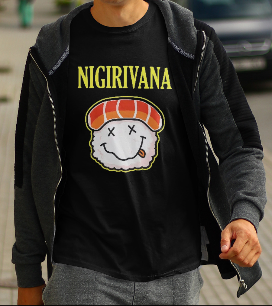 Nigirivana Sushi Nigiri Smile Face T-Shirt