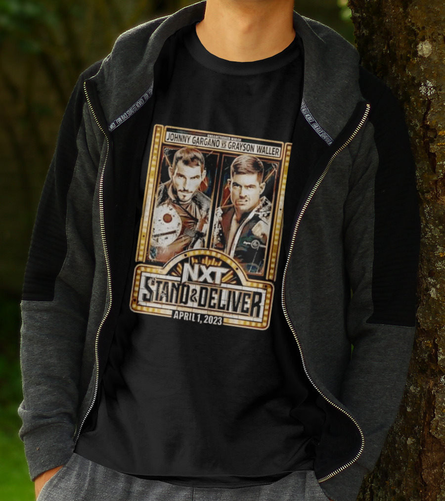 NXT Stand & Deliver April 1 2023 Johnny Gargano Vs Grayson Waller Showdown T-Shirt