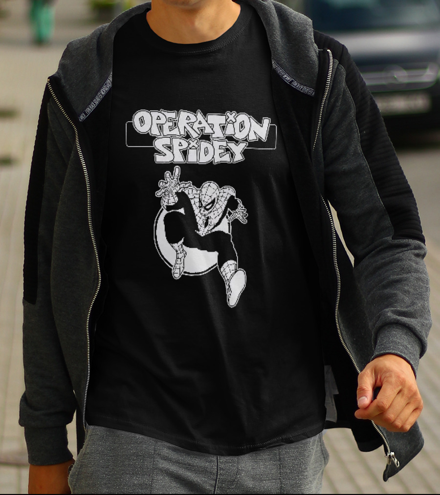 Operation Spidey Marvel Superhero Action Comic T-Shirt