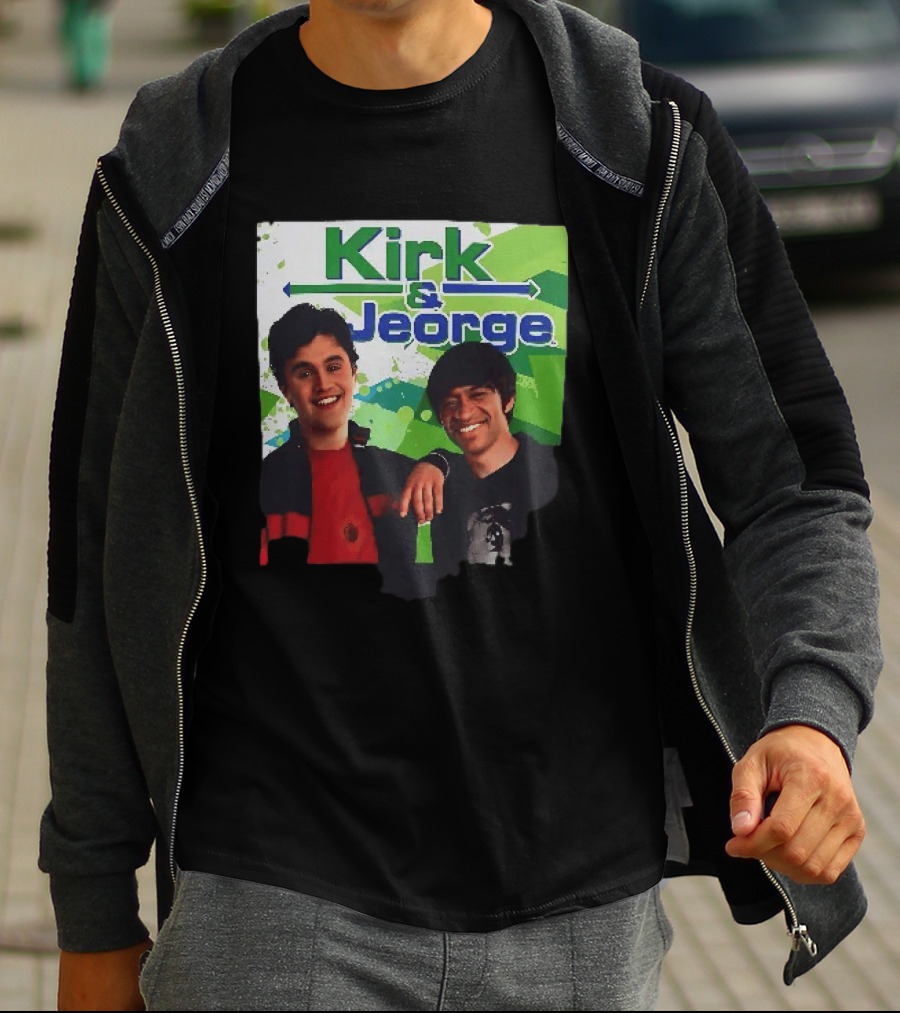 Kirk & Jeorge Drake & Josh TV Show Inspired Green T-Shirt