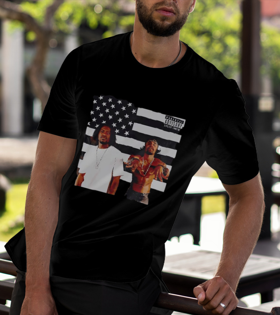 OutKirk Kirk X Floyd American Flag Explicit Content T-Shirt
