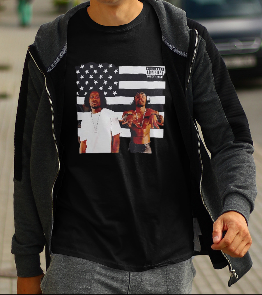 OutKirk Kirk X Floyd American Flag Explicit Content T-Shirt