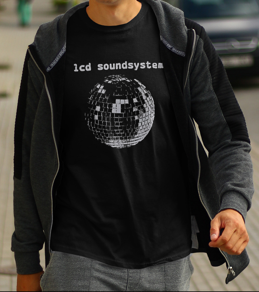 LCD Soundsystem Disco Ball Music Icon Reflective Sphere T-Shirt