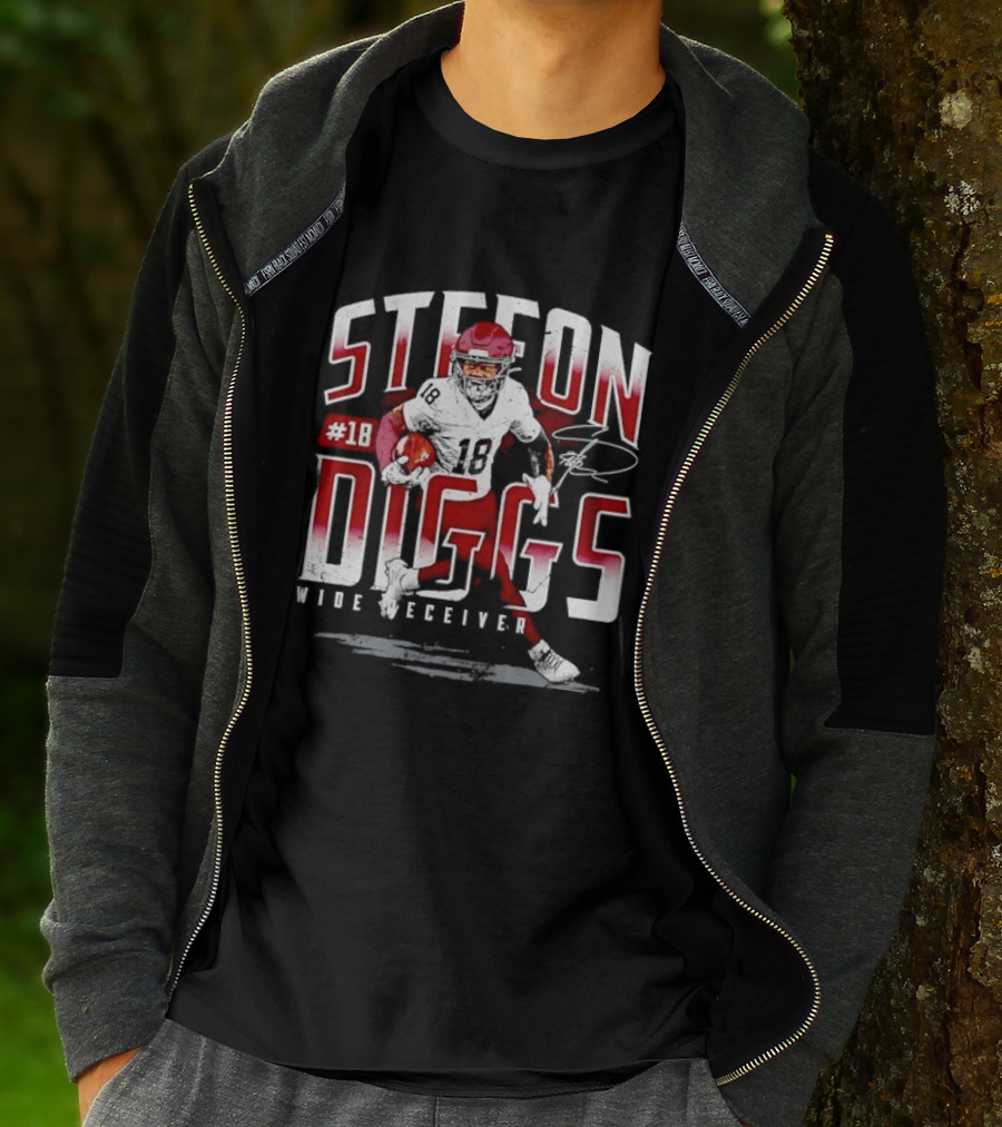Stefon Diggs #14 Wide Receiver Football Player T-Shirt