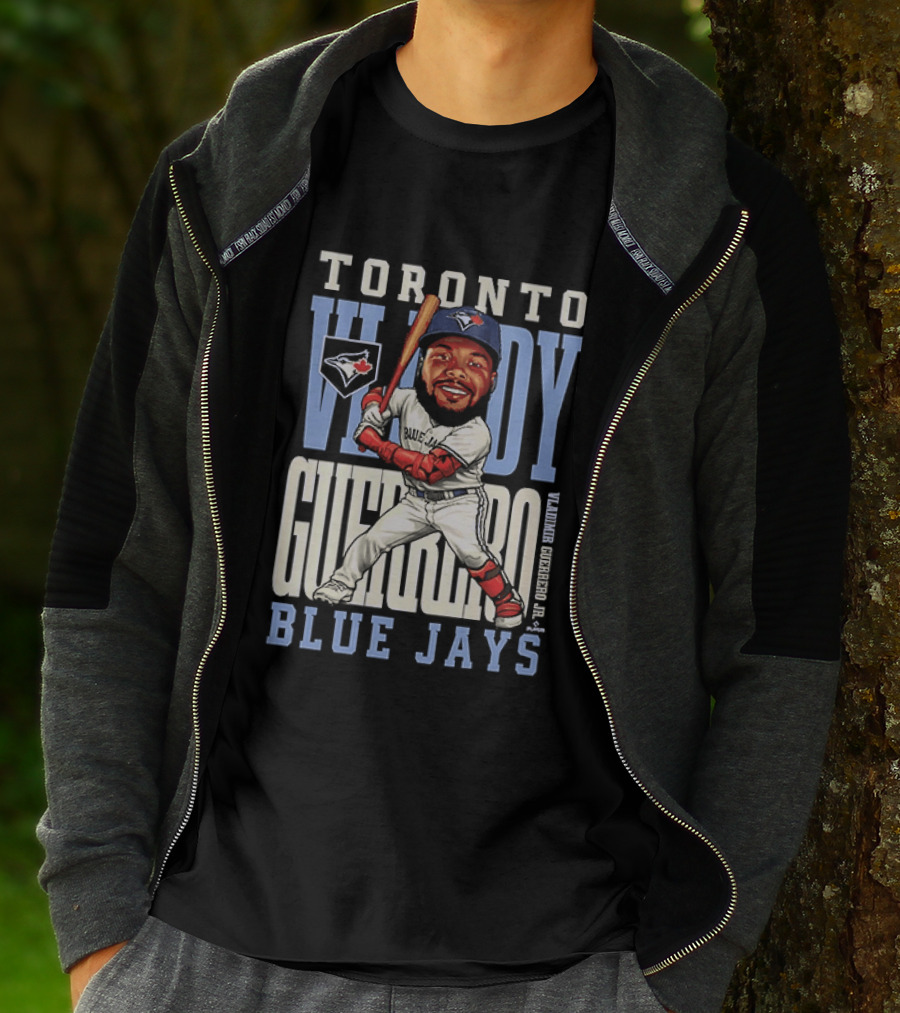 Vladimir Guerrero Jr. Toronto Blue Jays Baseball 2026 Caricature TORONTO V LADY GUERRERO BLUE JAYS T-Shirt