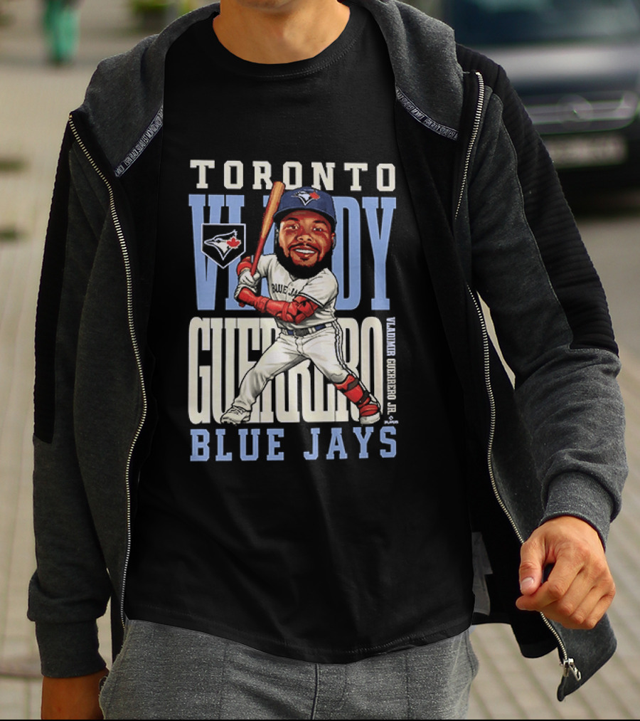 Vladimir Guerrero Jr. Toronto Blue Jays Baseball 2026 Caricature TORONTO V LADY GUERRERO BLUE JAYS T-Shirt