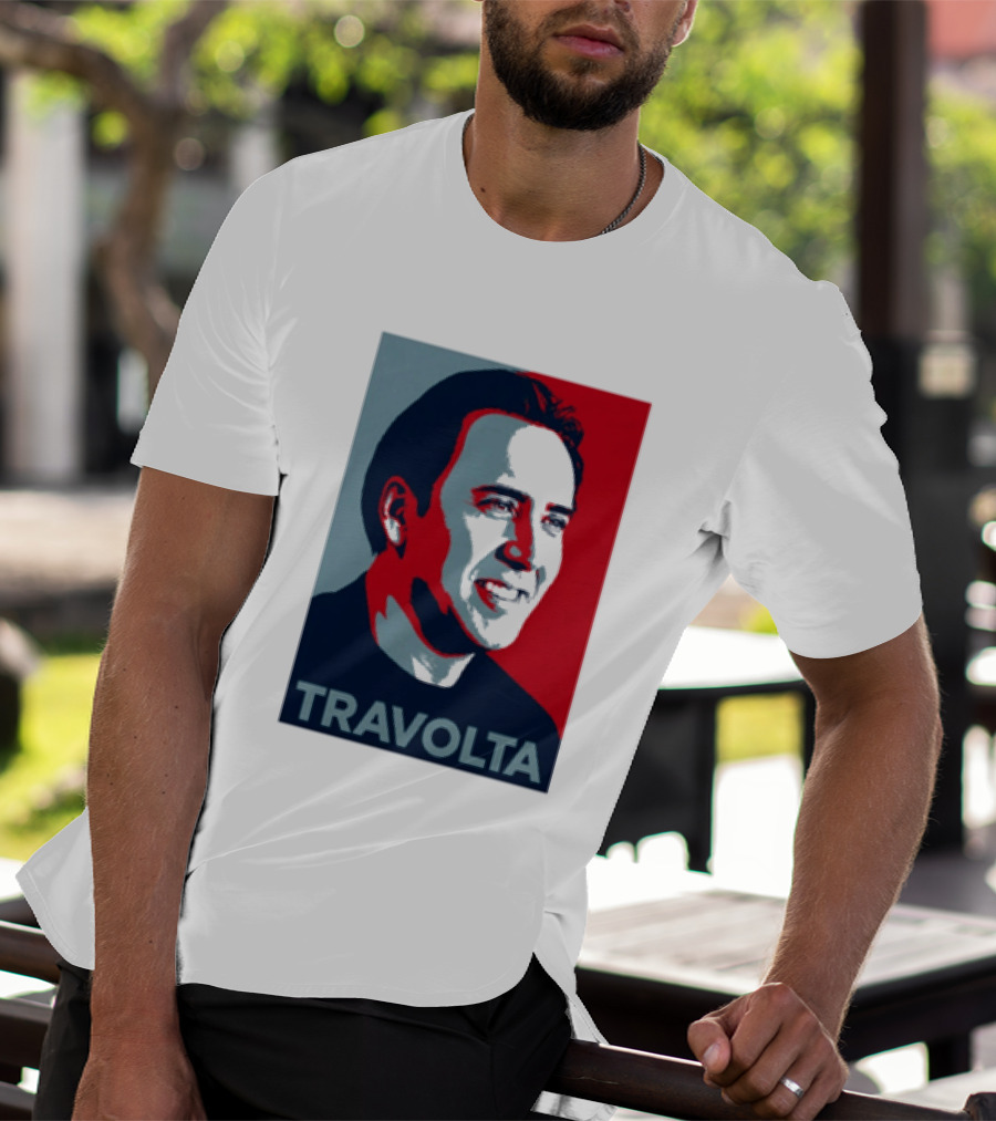 Nicolas Cage Travolta Hope Face Off Image T-Shirt