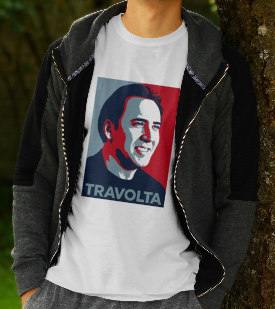 Nicolas Cage Travolta Hope Face Off Image T-Shirt