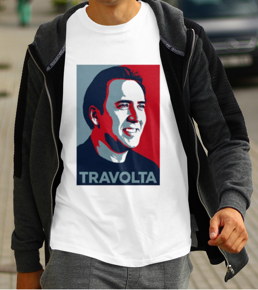 Nicolas Cage Travolta Hope Face Off Image T-Shirt