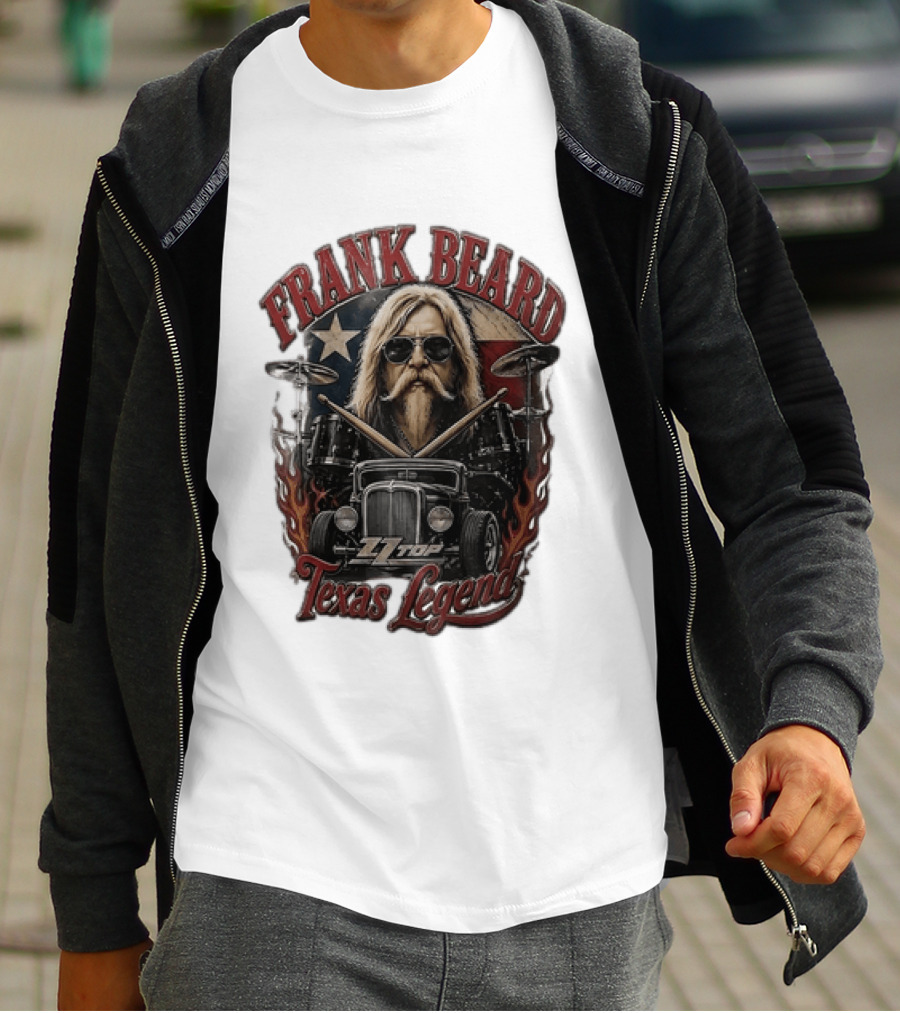 Frank Beard ZZ Top Texas Legend T-Shirt