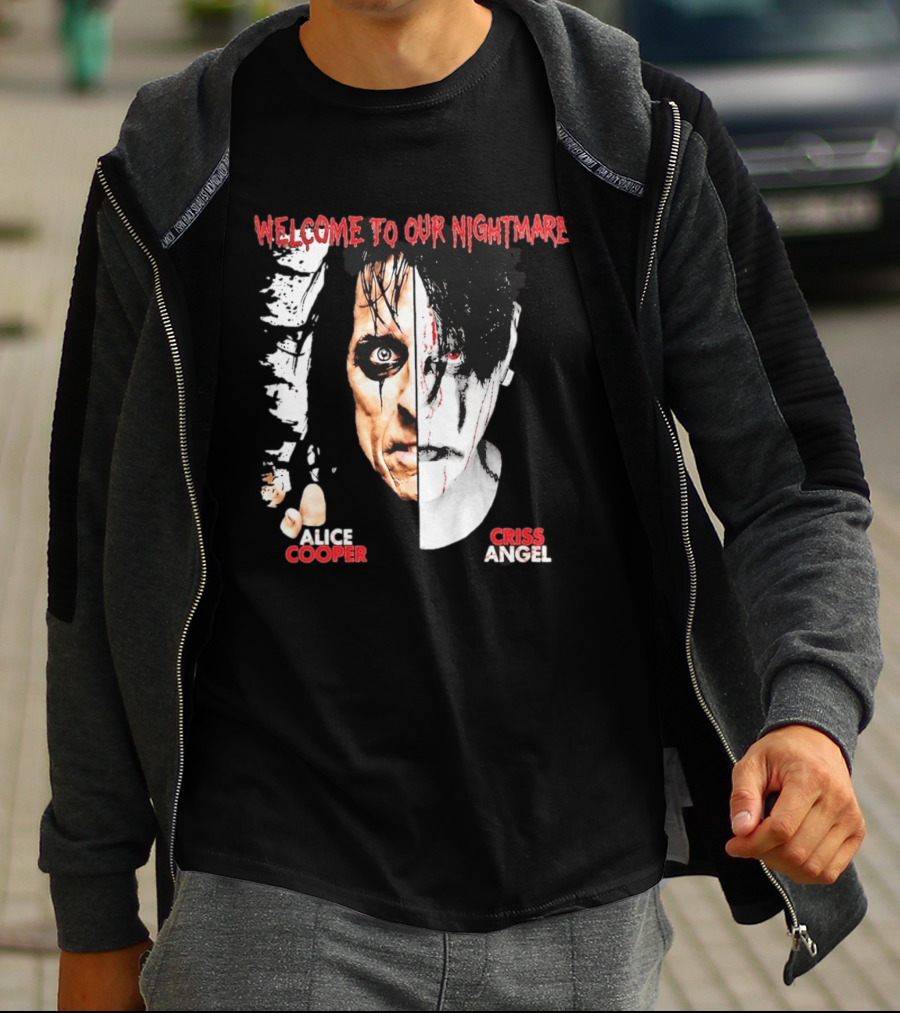 Welcome To Our Nightmare Alice Cooper Criss Angel Collaboration T-Shirt
