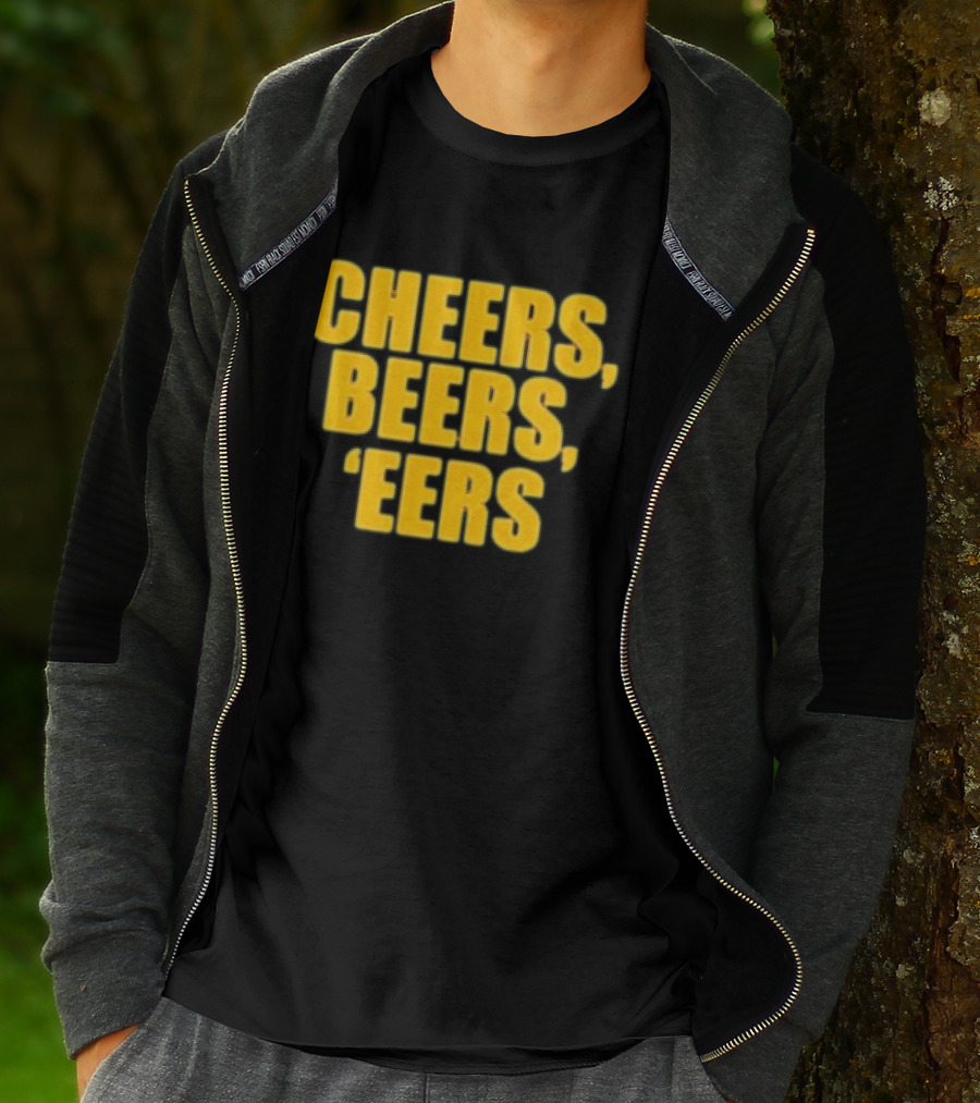 Cheers Beers 'Eers West Virginia Mountaineers NCAA Tailgate Party T-Shirt