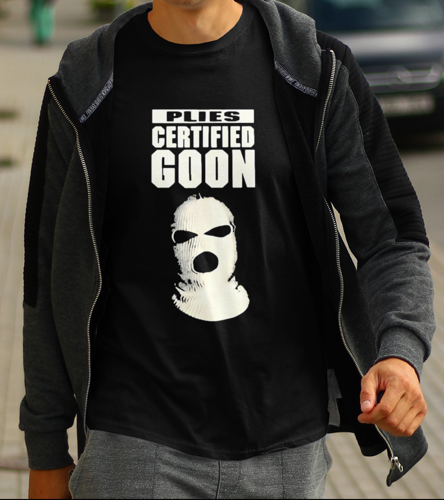 Plies Certified Goon Ski Mask T-Shirt