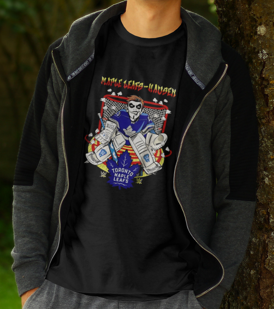 Toronto Maple Leafs Hausen Very Nice Very Evil Hockey Goalie T-Shirt